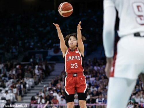 7月29日のアメリカ戦にて脳震盪を負った山本［写真］＝fiba.basketball