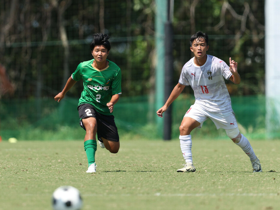 昌平高DF鈴木翔(3年=FC LAVIDA出身)(Manabu TAKAHASHI)