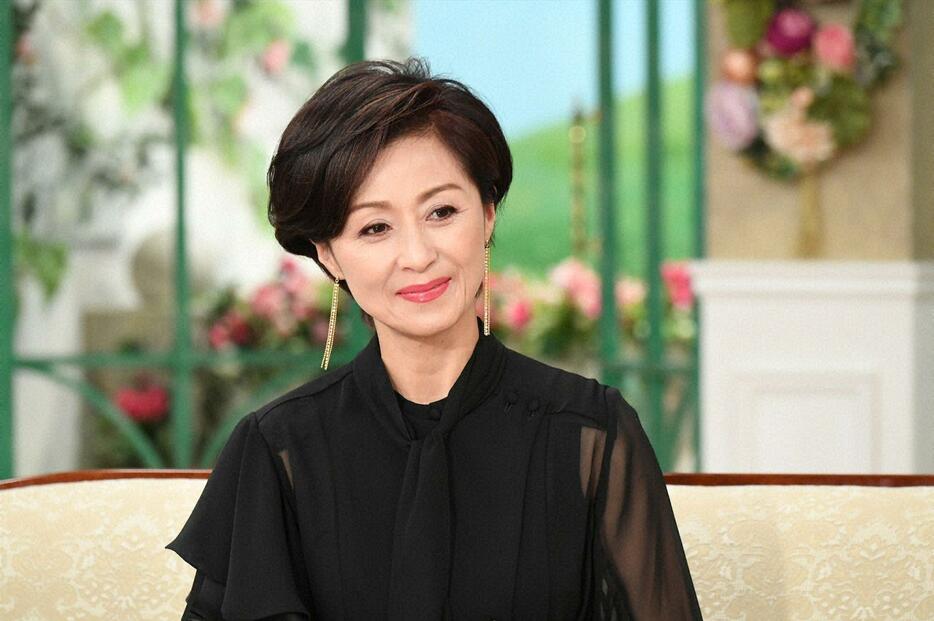 8月2日放送の「徹子の部屋」に出演する長山洋子さん＝テレビ朝日提供