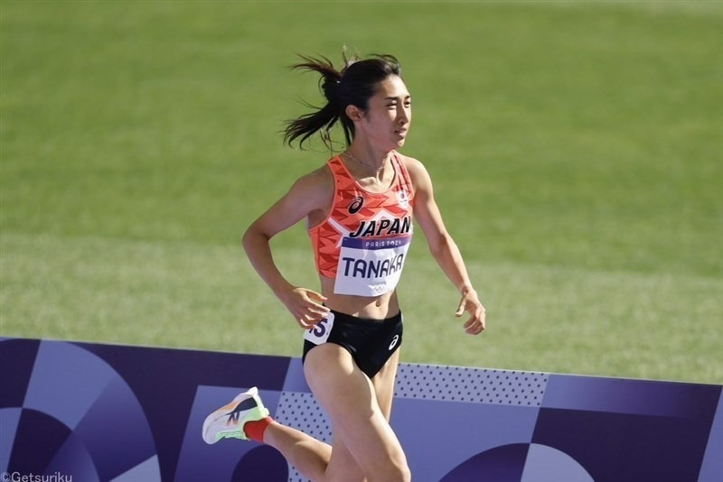 パリ五輪女子1500m予選に出場した田中希実（New Balance）