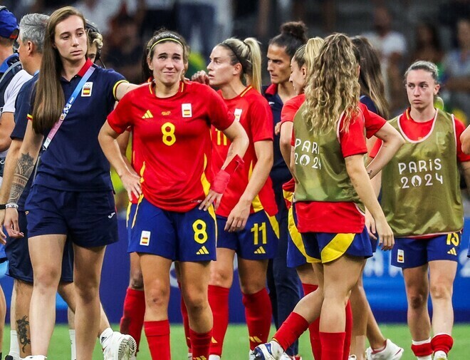 ブラジルに完敗したスペイン。（C）Getty Images