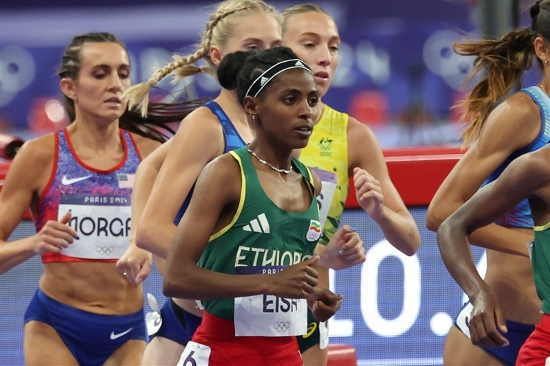 女子5000mで優勝したエイサ（写真は24年パリ五輪）