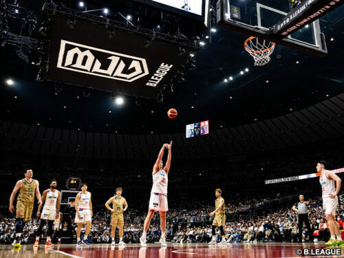 昨季は琉球と広島がファイナルで激突したB1リーグ［写真］＝B.LEAGUE