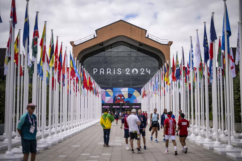 サンドニにあるパリ五輪選手村。photography: Kevin Voigt / Getty Images