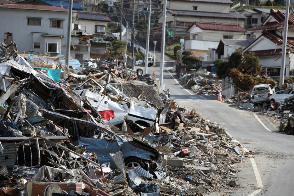 東日本大震災の当時の被害状況（enase/gettyimages）