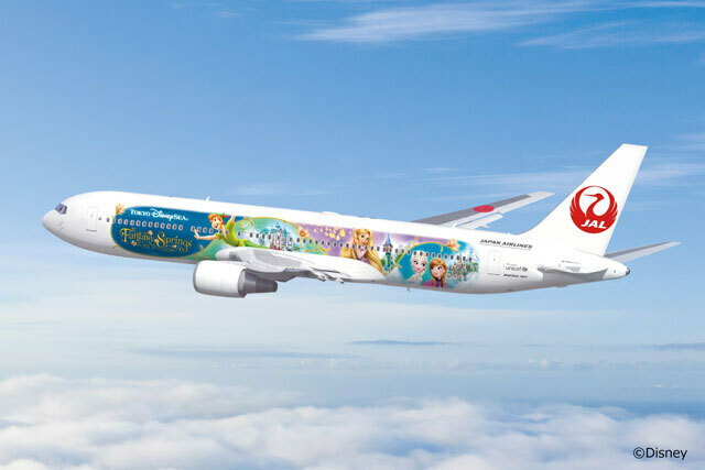 JALとディズニーの特別塗装機「JAL Fantastic Journey Express」のイメージ（JALのFacebookから）