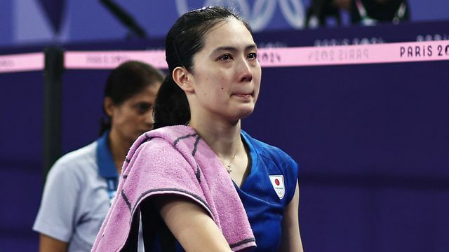 バドミントンの大堀彩選手(写真：ロイター/アフロ)