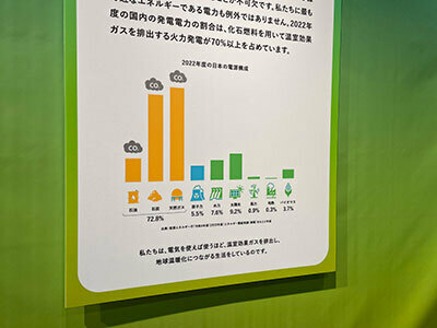 国内の発電電力の割合