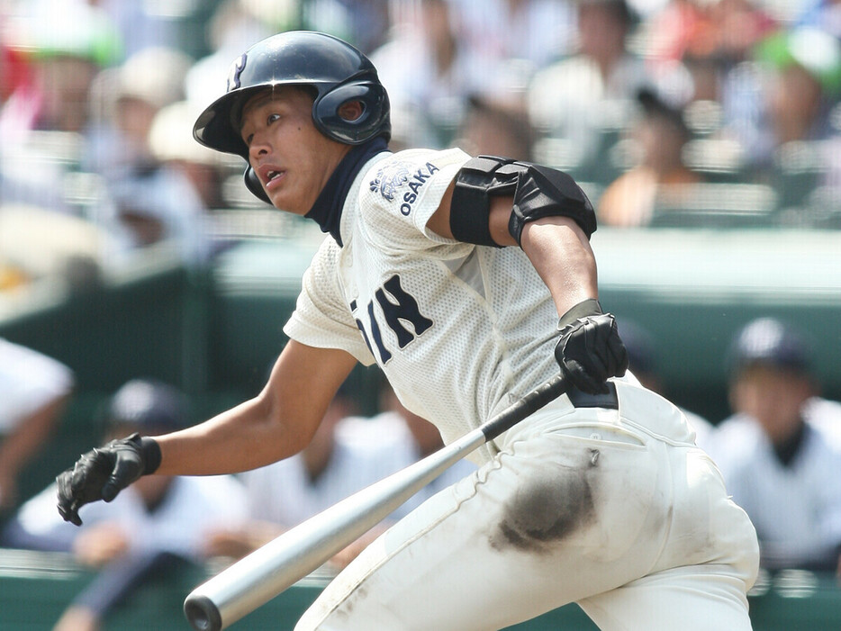 不動の１番打者として全国制覇の立役者となった大阪桐蔭・浅村栄斗　photo by Sportiva