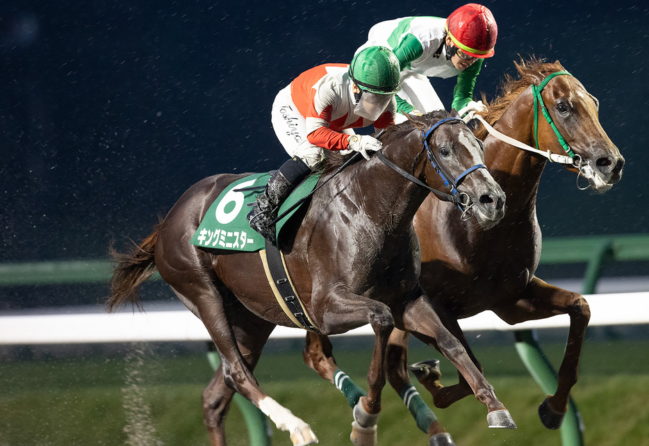 ジュニアグランプリ・キングミニスターと山本聡哉騎手 (C)岩手県競馬組合