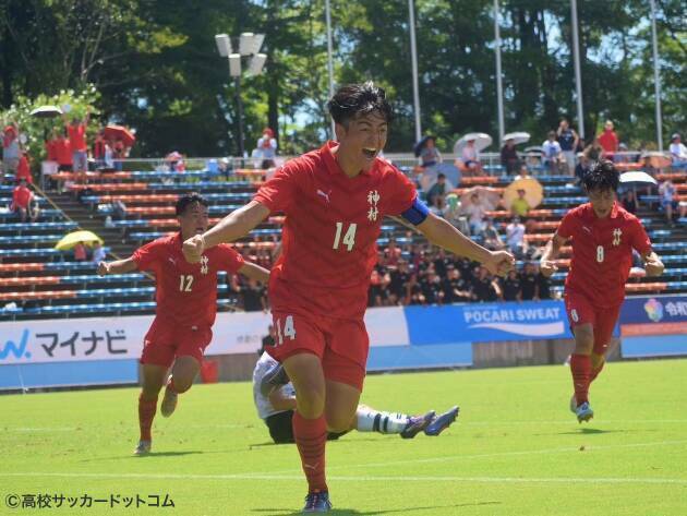 神村学園はエースのFW名和田我空が決勝ゴール