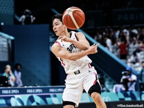 平均アシストランキングで2位タイに入った河村［写真］＝fiba.basketball