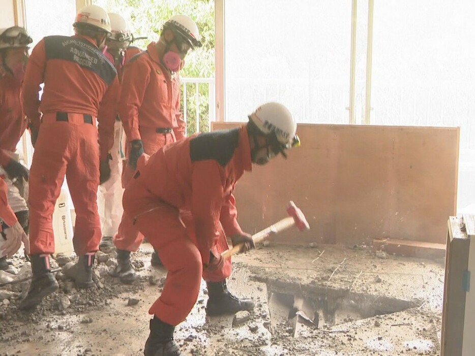 豊橋市消防本部が行った救助訓練