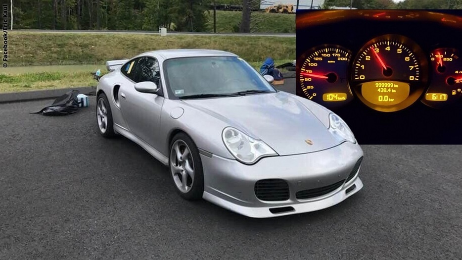 100万キロを走破したワンオーナーのポルシェ911ターボ（996）。