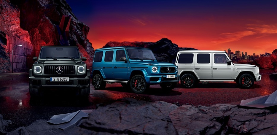 メルセデス・ベンツ G 450 d、メルセデスAMG G 63共に導入仕様車としてLaunch Editionを設定。