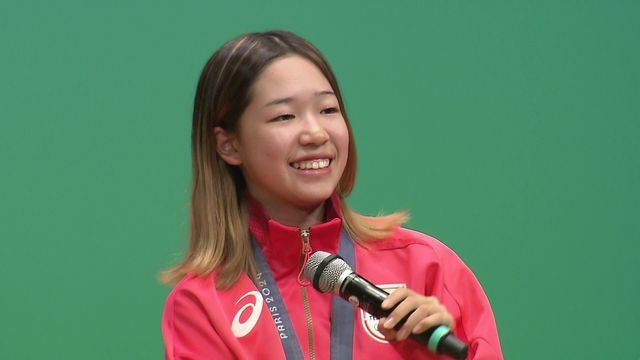 地元相模原で報告会を行った吉沢恋選手