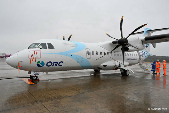 ORCのATR42初号機＝22年12月 PHOTO: Tadayuki YOSHIKAWA/Aviation Wire