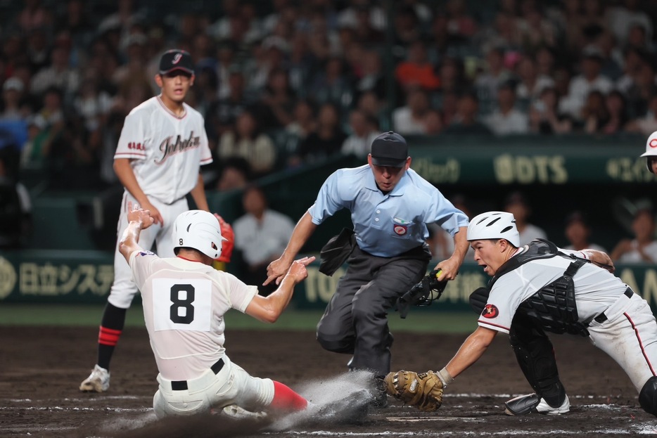 智辯学園の得点シーン（撮影：柳瀨心祐）