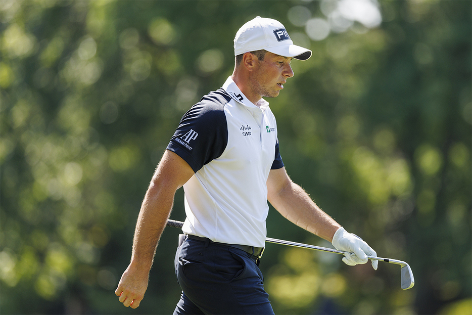 PO第2戦進出が危ぶまれる昨季年間王者ビクトル・ホブラン（James Gilbert/PGA TOUR via Getty Images）