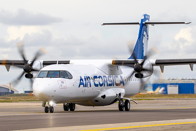 エールコルシカのATR72-600（ATR提供）