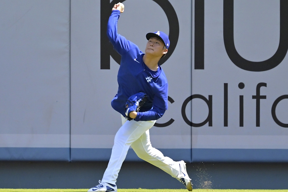 山本は順調にリハビリを続けている。8月中には実戦登板予定だ(C)Getty Images