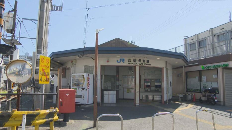 ＪＲ可部線　安芸長束駅　１０代女性が列車と接触　軽いけが　広島