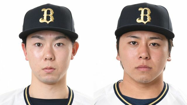 左からオリックス・本田仁海投手、池田陵真選手