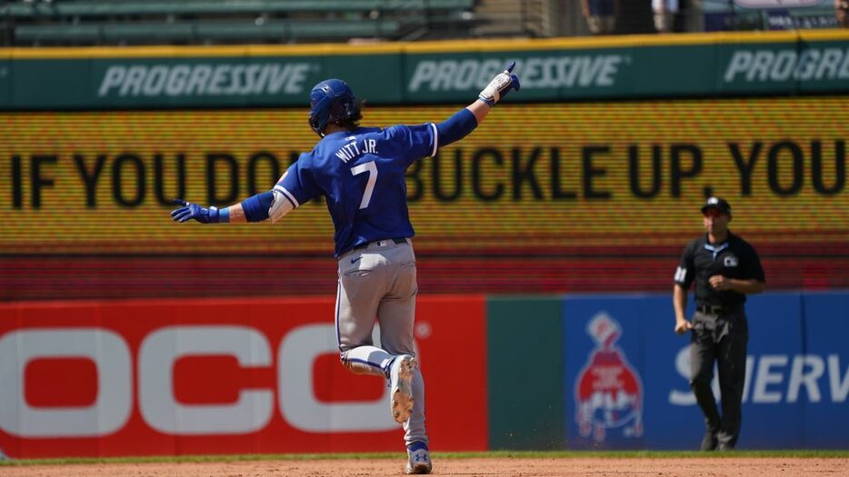 決勝弾を放ったロイヤルズ・ウィットJr.（MLB Advanced Media）