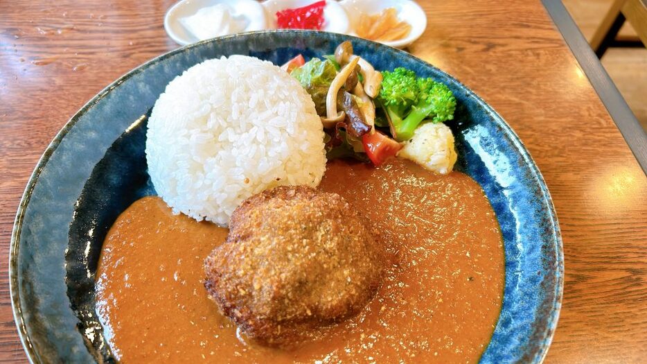 バーグカツカレー