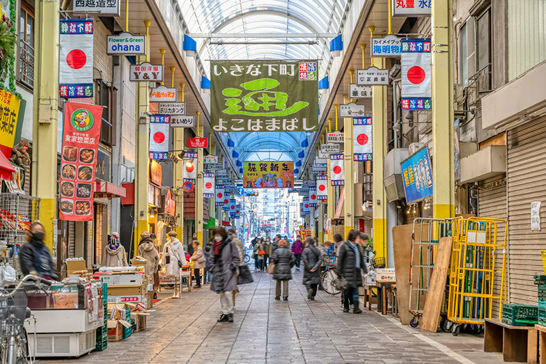 横浜橋通商店街（写真／PIXTA）