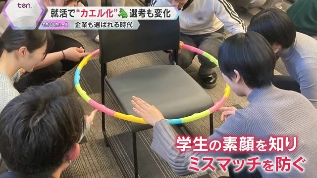 独特のグループワークで学生の素顔を見る