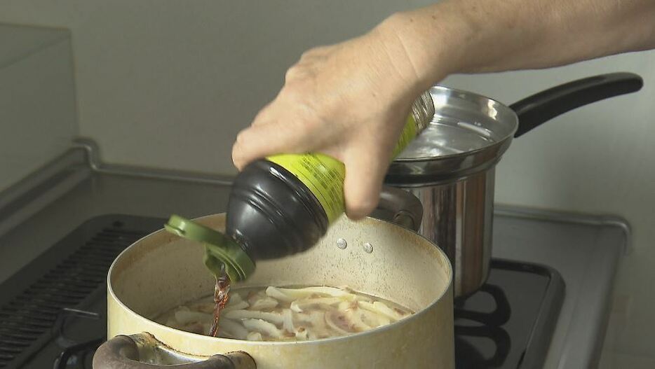 「ビタちく」も入れて「煮込みうどん」