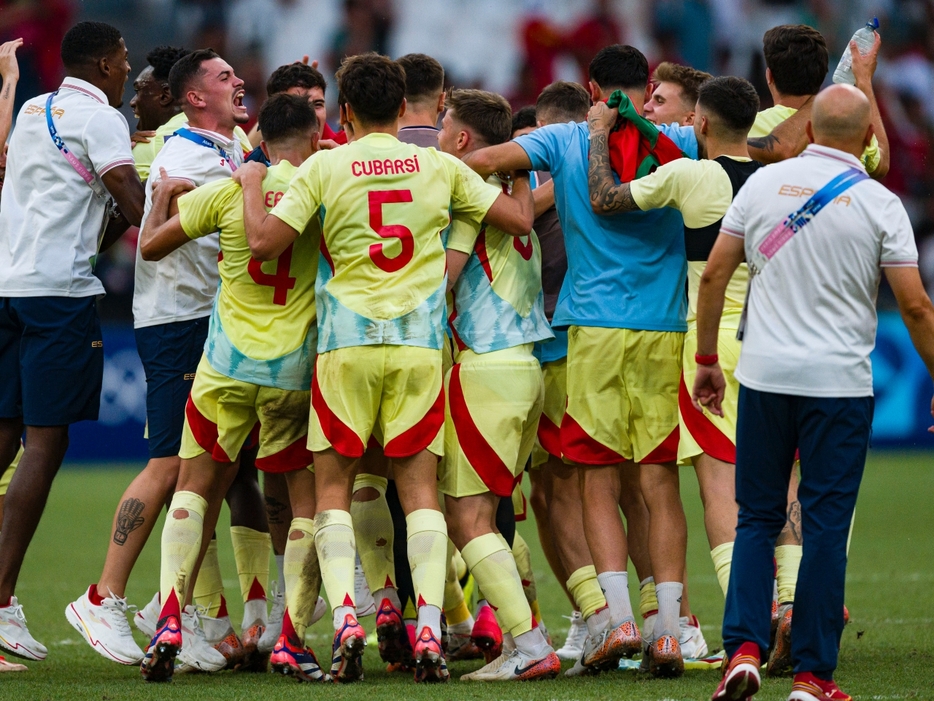 決勝に臨むスペイン(Getty Images)