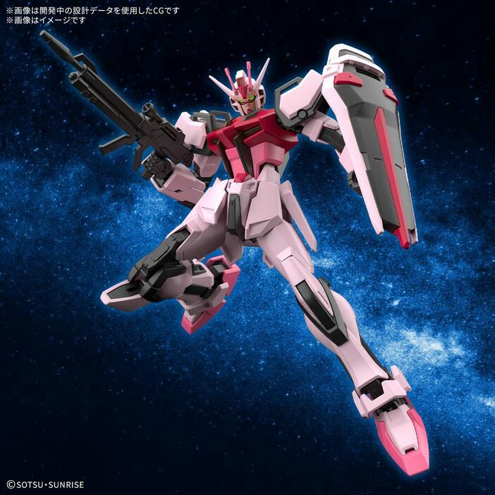 「機動戦士ガンダムSEED」シリーズのストライクルージュのガンプラ「ENTRY GRADE 1／144 ストライクルージュ」（c）創通・サンライズ