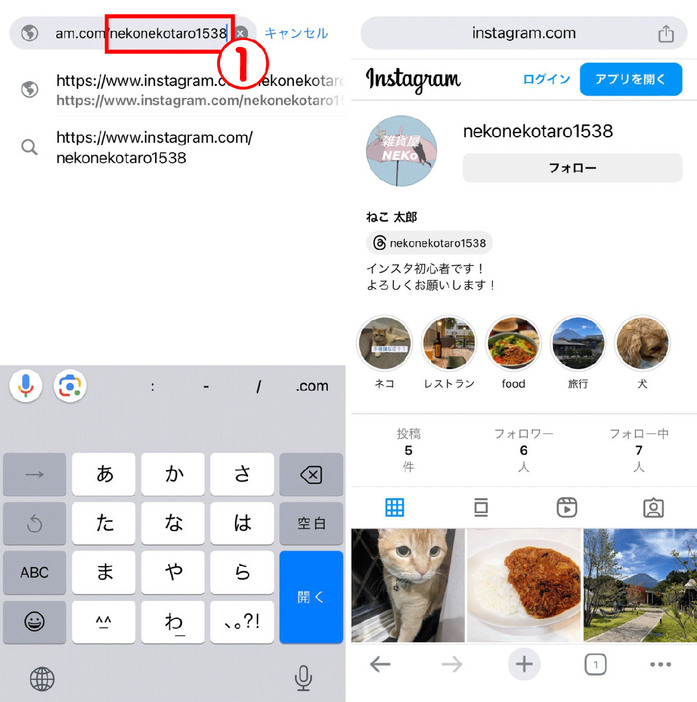 ブラウザ経由でInstagramを「見るだけ」で利用する方法