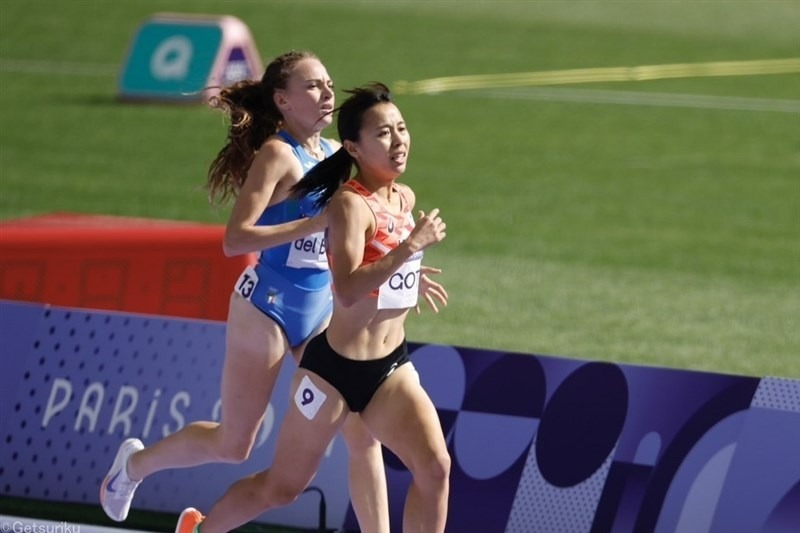 24年パリ五輪女子1500m予選に出場した後藤夢