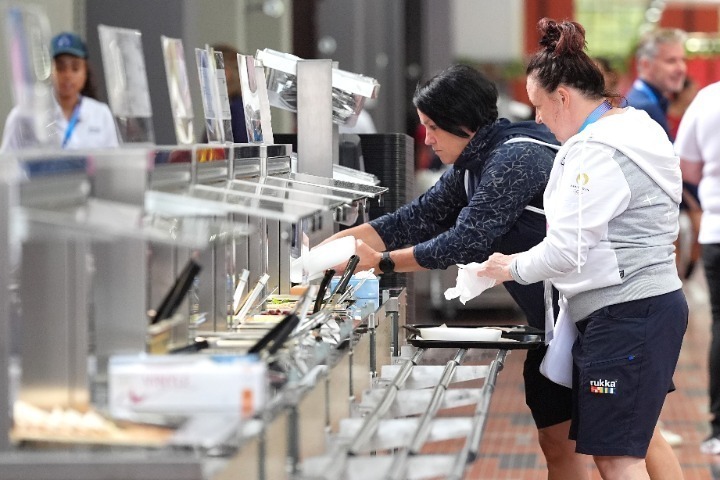 選手村の食堂で人気になっているスイーツが判明した。(C)Getty Images