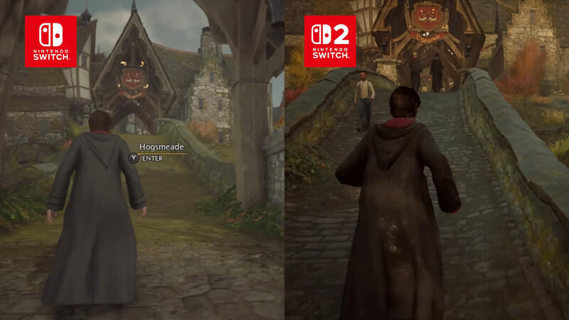 ホグワーツ・レガシー』スイッチ2版とスイッチ版の比較動画
