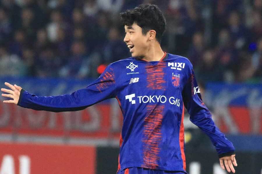 横浜F・マリノス 2018 久保建英 直筆サインカード 直書き