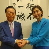 小沢氏とは近い関係（水野氏のインスタより）