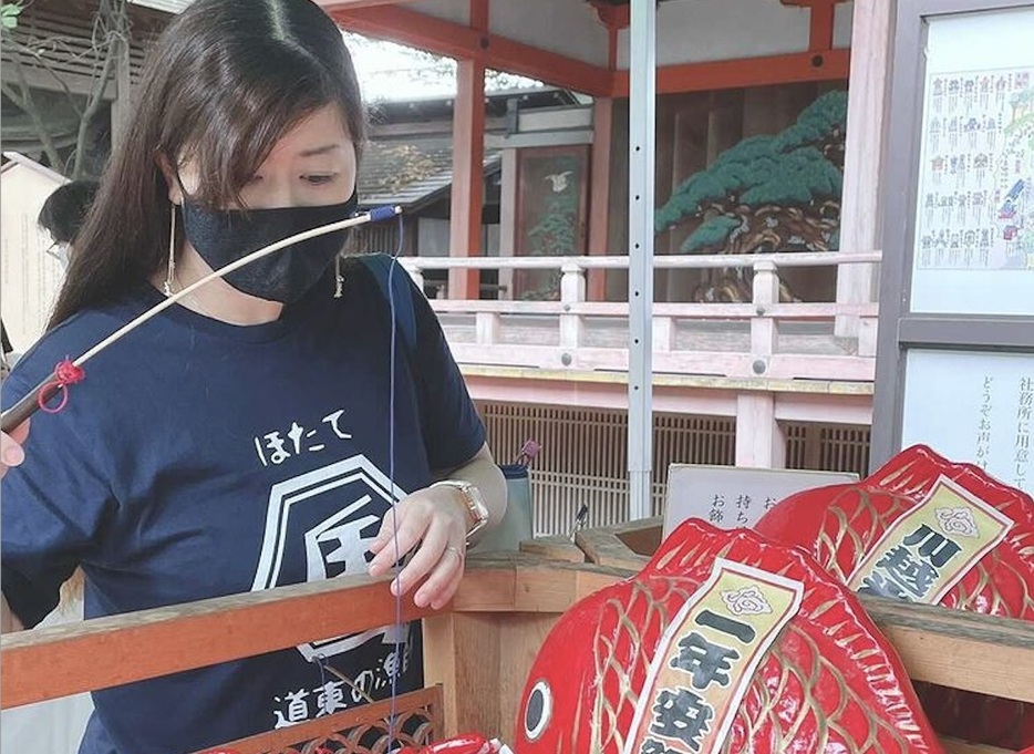 ファンのひとり、あやかさん（提供写真）