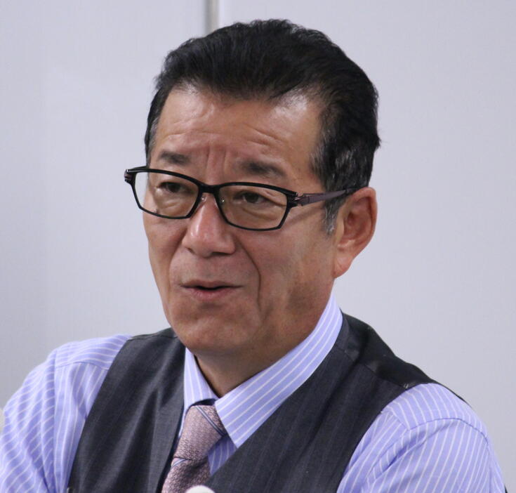 立民・枝野代表の辞任表明について「枝野さんは枝野さんの思いがあるんでしょうから、代表選挙に出てやればいい、党内の信を問えばよかったんじゃないかな」と松井市長