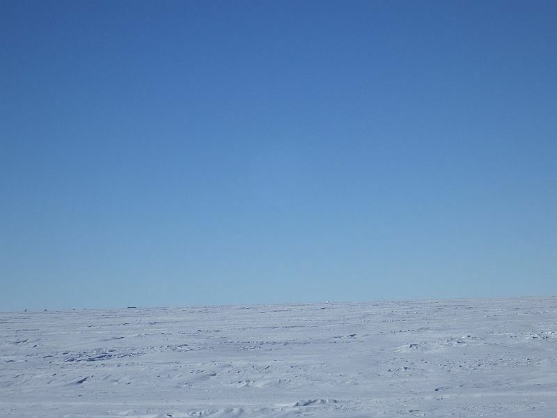 [写真]自転車で行く南極点の旅も大詰めだ