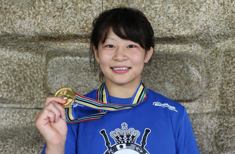 初優勝した向田真優