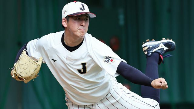 侍ジャパンの隅田知一郎投手(写真:日刊スポーツ/アフロ)