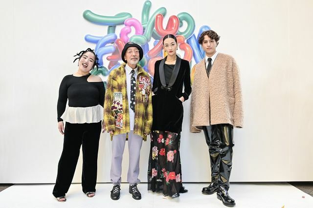 （左から）ゆりやんレトリィバァさん、テリー伊藤さん、冨永愛さん、kemioさん