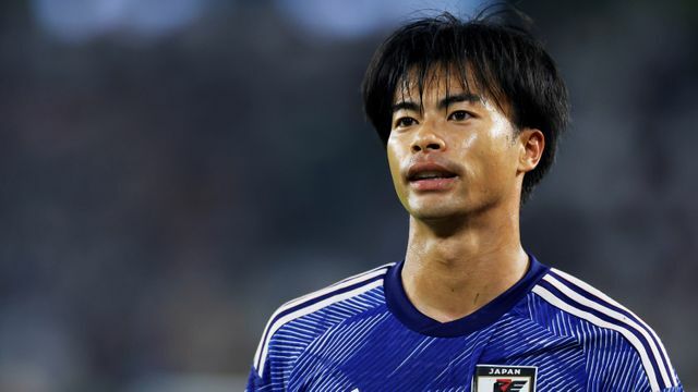 サッカー日本代表の三笘薫選手(写真:アフロ)