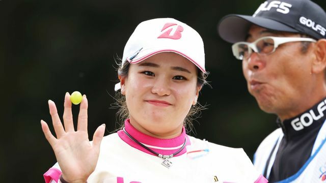 惜しくも2位タイで終わった桑木志帆選手(写真:日刊スポーツ/アフロ)