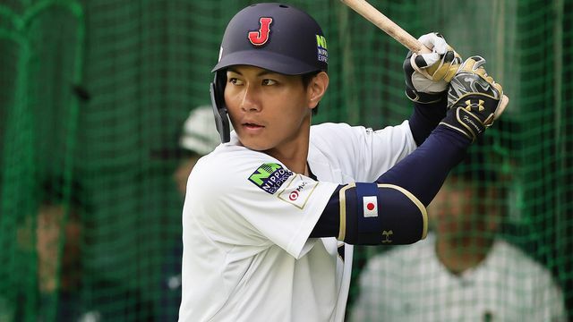 侍ジャパンの藤原恭大選手(写真:日刊スポーツ/アフロ)