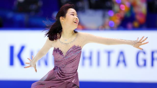 フィギュアGP・NHK杯で8位に入った三原舞依選手【※写真は24日SP】（写真：西村尚己/アフロスポーツ）